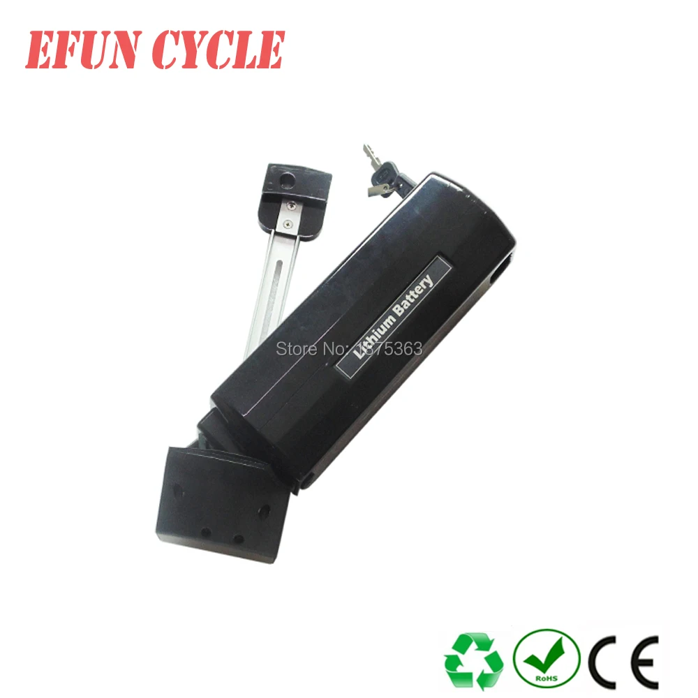 

For trekking bike Lithium ion 36V 13.6Ah ocean 2 bottle down tube battery pack for 250W-500W BBS01 BBS02 motor kits with charger