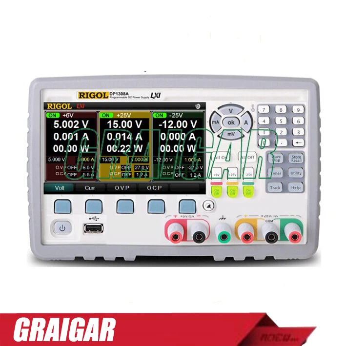 

DP1308A 80W 3-channels Programmable DC Power Supply