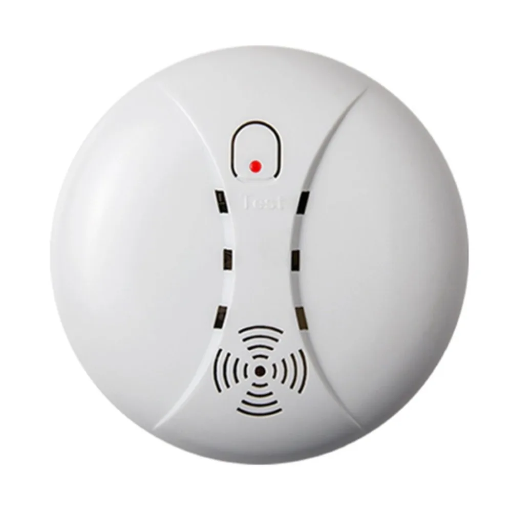 

Wireless Fire Protection Smoke Detector Monitor Portable Alarm Sensor Office Guard For Home Security Alarm System