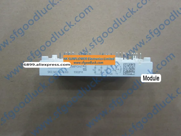 

SKD146/16-L100 3-Phase Bridge Rectifier + IGBT braking chopper Module 1600V 140A Case G60