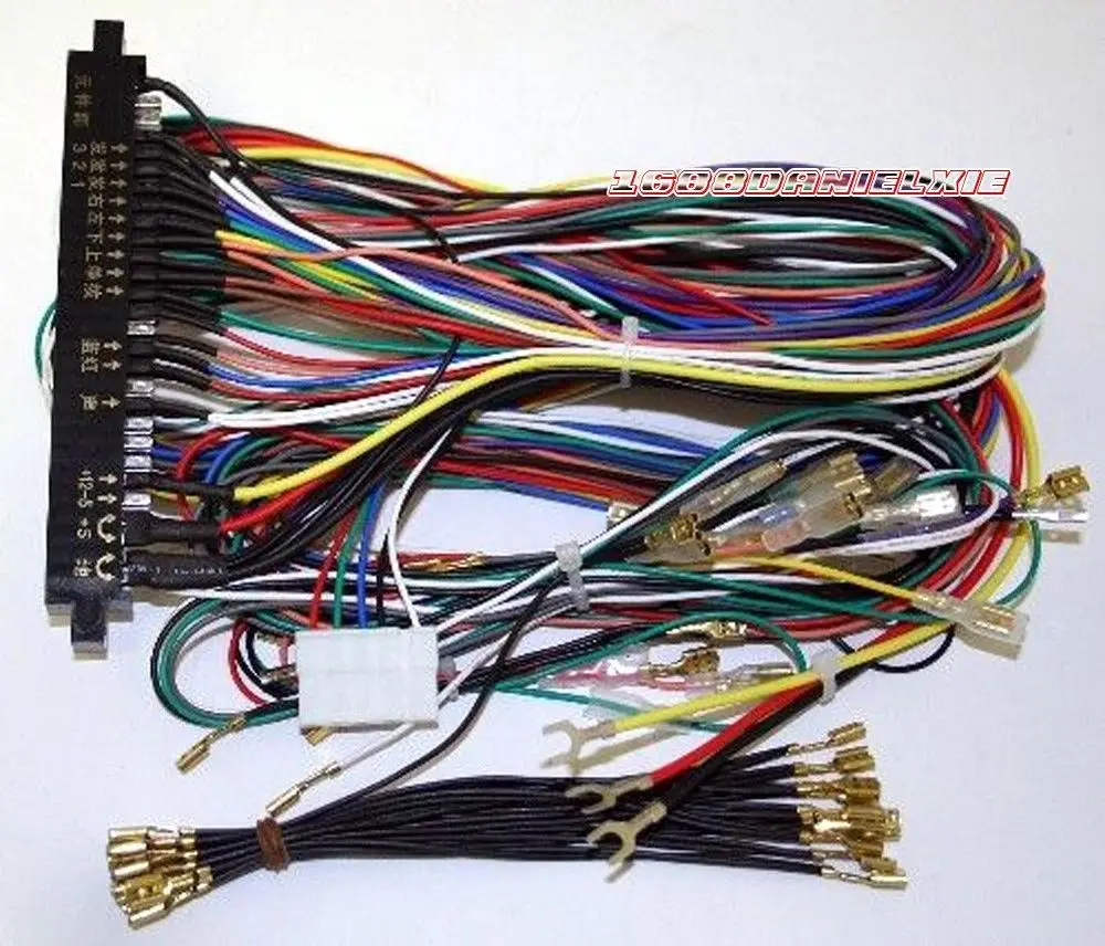 Arcade Motherboard Cabinet Wire Wiring Harness Loom Multicade Arcade PCB cables For Jamma 60 in 1 PCB board multigame boards-in Replacement Parts ...