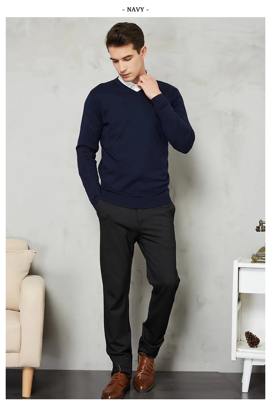 14Colors MuLS 2019 Spring Cashmere Wool Sweaters Men Pullover Women Thin Knit Autumn V-Neck Male Sweater Jumpers Female knitwear 8