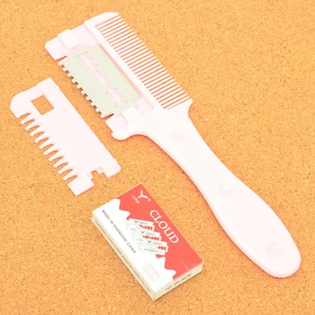 

Hot Sale Meisha Hair Razors+10Blades Beauty Hair Cutting Shaver Comb Professional Hair Removal Razors Tools for Men Women HC0002