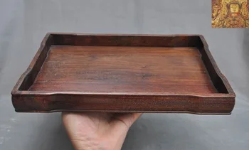 

wedding decoration Chinese huanghuali Wood Hand carved Kung Fu tea set Tea Tray Pallets Dish plate New Year