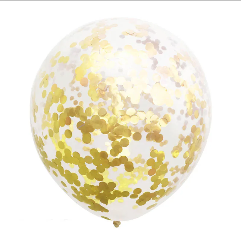 36 дюймов гигантский воздушный шар большой круглый воздушный шар "Конфетти" гигантские надувные шарики для свадьбы Украшение прозрачный клипсы для воздушных шаров, вечерние поставляет большой шар S2XZ