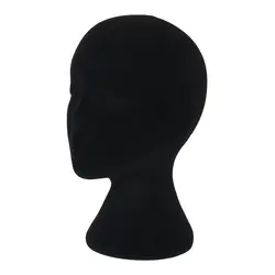 Новый 1 шт. 28 см высота Женский Пена манекен голова модель головы плесень парики волосы очки Hat Дисплей стенд черный