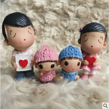 miniature doll family