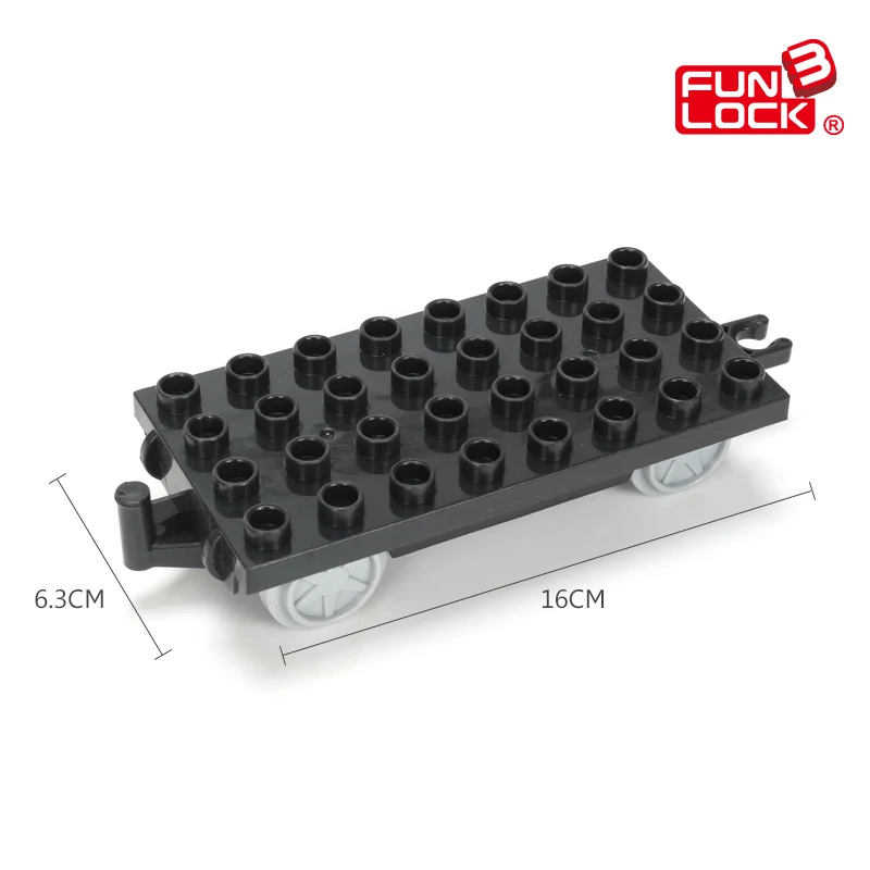 Основание для каретки Funlock Duplo 1 шт. детали сборки железной дороги образовательный