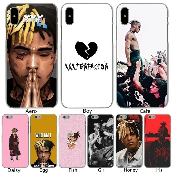 

B124 RAP MCing XXXTentacion soft Transparent Phone Shell Case for iPhone X 8 7 Plus Cover for iphone 7 plus case iphone 6 case