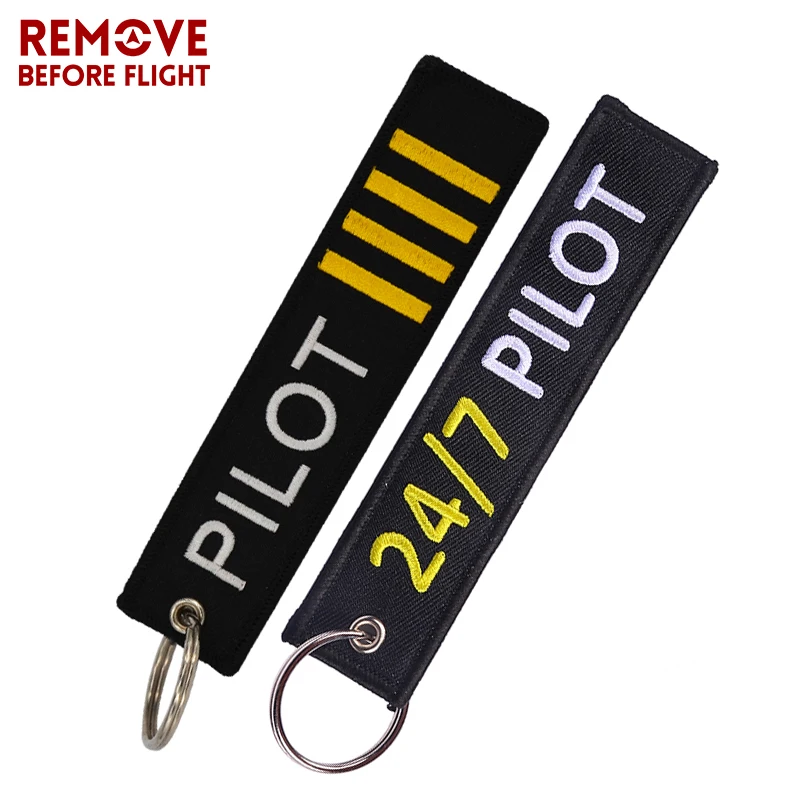 Remove Before Flight Aviation Pilot USA Military ID Dog Tag/Keychain 