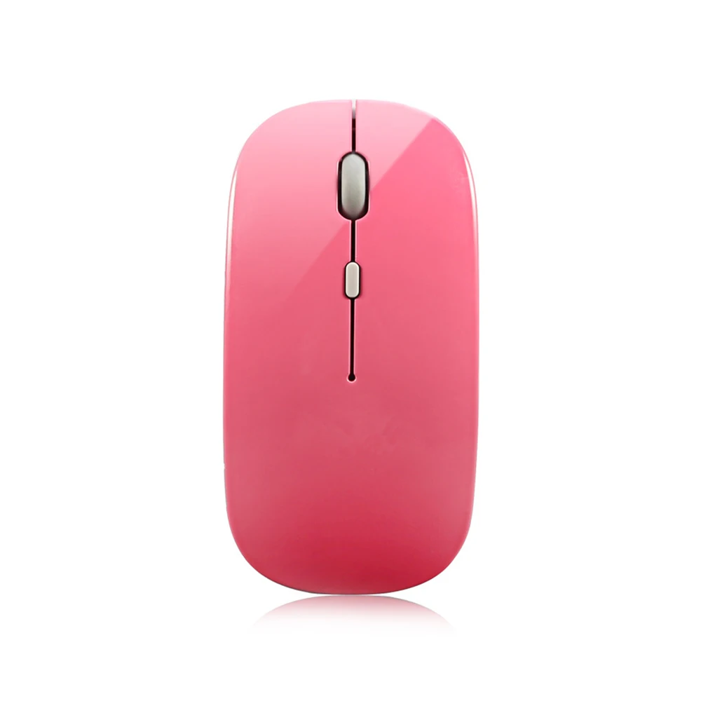 

Wireless Mouse Computer Bluetooth Ultra-thin Silent Wireless Computer Rechargeable Mouse 2.4G Receiver for PC Laptop Gaming