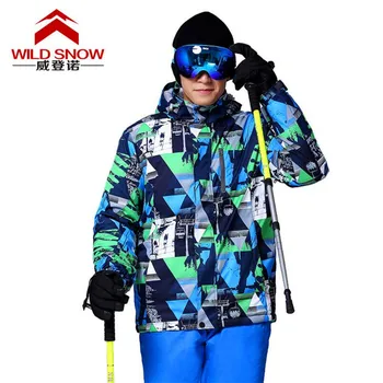 

New Outdoor Sports Wear Thermal Ski Jackets Thermal Full Sleeve Hooded Clothing Waterproof Windproof Snowboarding Jackets