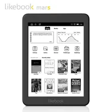 Новая Модель Мальчики Likebook Mars 7," для чтения электронных книг двойной Цвет передний Передний фонарь читалка 2G/флеш-накопитель 16Гб 8Гб, четырёхядерный андроид 6,0 e-ink электронная книга чехол