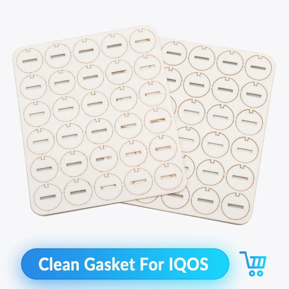 

Volcanee 20pcs 50pcs 100pcs Repair Accessories Clean Tool Little Slice Cleaner Gasket For IQOS IQOS 2.4 Plus Absorb Oil Gasket