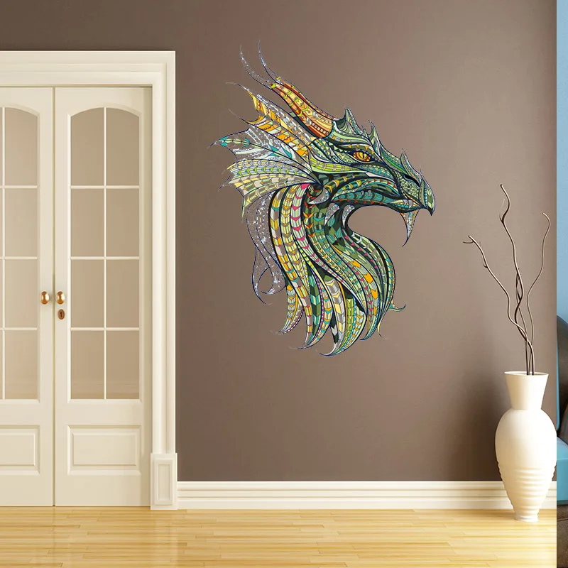 Muyuchunhua DIY Декор дракон король Наклейка на стену семейная наклейка для гостиной спальни украшение дома обои наклейка на стену s