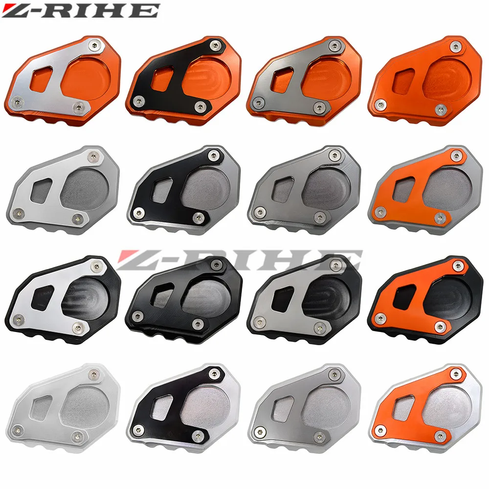16 colors CNC Aluminum Motorcycle Kickstand Side Stand Enlarge For KTM