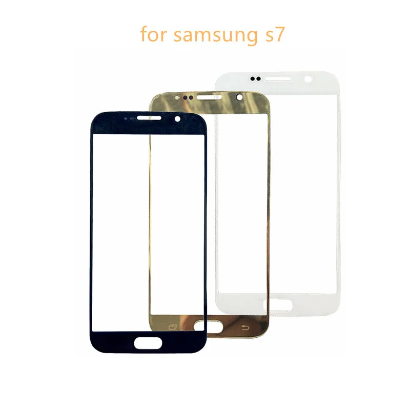 

Touch screen Glass Free adhesive For samsung S7 G930 G930F LCD Touch Screen Front Glass Outer Panel for Samsung Repair Parts