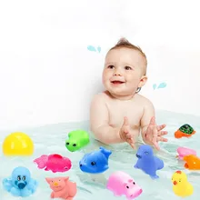 Bath Toys Animals Swimming Water Toys Mini Colorful Soft Floating Rubber Ducks Squeeze Sounds Fun Gifts for Baby Kids Bath Toys Animals Swimming Water Toys Mini Colorful Soft Floating Rubber Ducks Squeeze Sounds Fun Gifts for Baby Kids