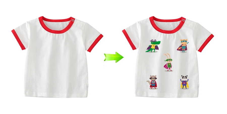 Cartoon Rabbit Sticker On Clothes Creative Cat Panada For Kids Washable Stickers Decoration DIY Tactical Patch DIY Accessories _01 (3)