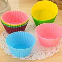 12 шт./компл. торт чашки Кухня Ремесло цвет работает силиконовые Форма для кексов силиконовая форма украшения торта инструменты 0812