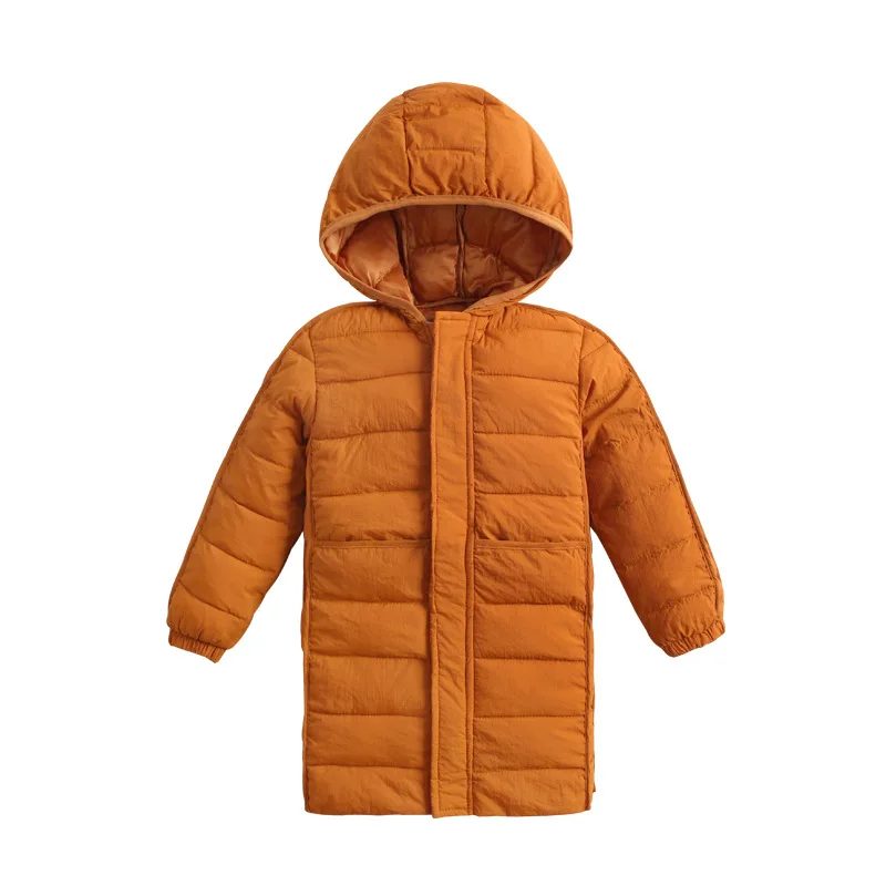 

2018 Winter Girl Coats Female Children Long Jacket Thicken Outdoor Warm Hooded Kid Outerwear Parkas Children Snow Wear CA442