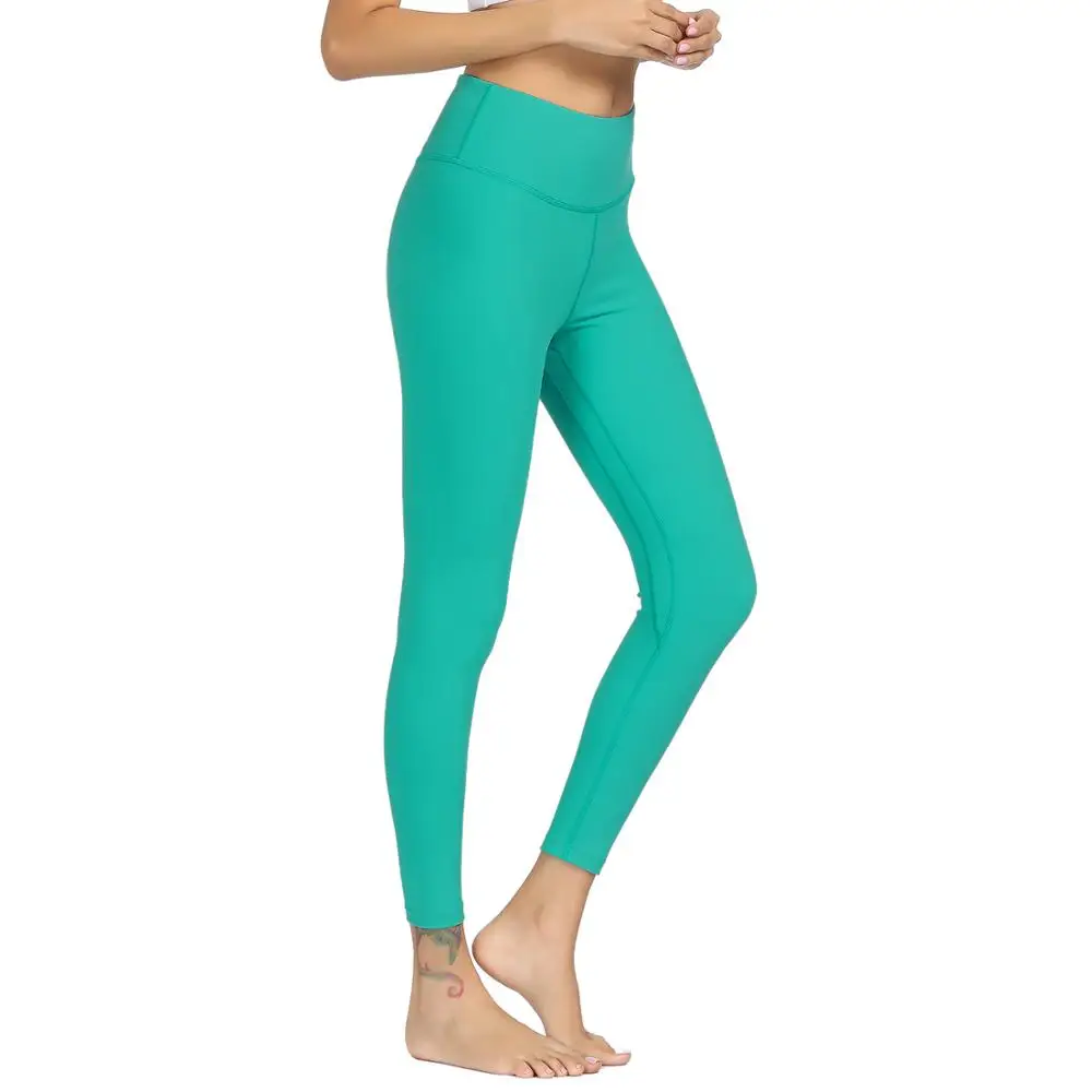 

LUKITAS Fitness Women Elastic Waist Solid Sport Yoga Gym Training Bodybuilding Stretch Slim Quick Dry Tight Workout Legging Pant