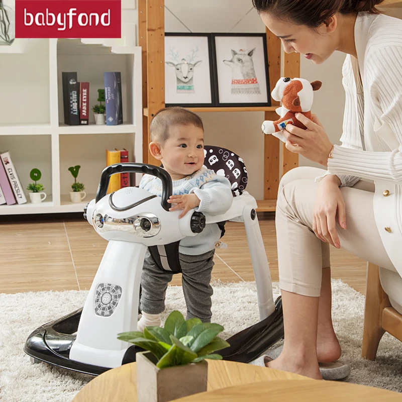 Babysafe складные ходунки для младенца анти-скользящая музыка 6/7-18 месяцев Детская