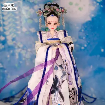 

High-quality Hand-made Chinese Costume Dolls BAILU Beauty Doll 12 Jointed Bjd 1/6 Dolls Toys Girl Birthday Gifts Collection
