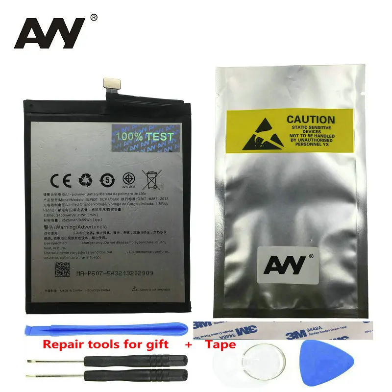 AVY BLP607 2450mAh Battery For Oneplus X One Plus X Mobile phone Rechargeable Li polymer