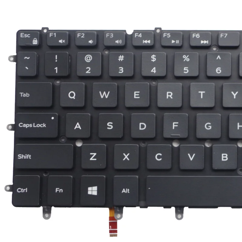 GZEELE Новая Клавиатура ноутбука США для Dell XPS 13 9343 черный N7547 N7548 17-3000 Черный с задней подсветкой Английский