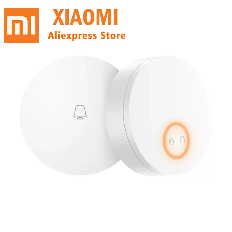 

Xiaomi Mijia Linptech WIFI Self-power-generating Wireless Doorbell Work with Mijia APP Smart Control Memory Function AC 110-240V