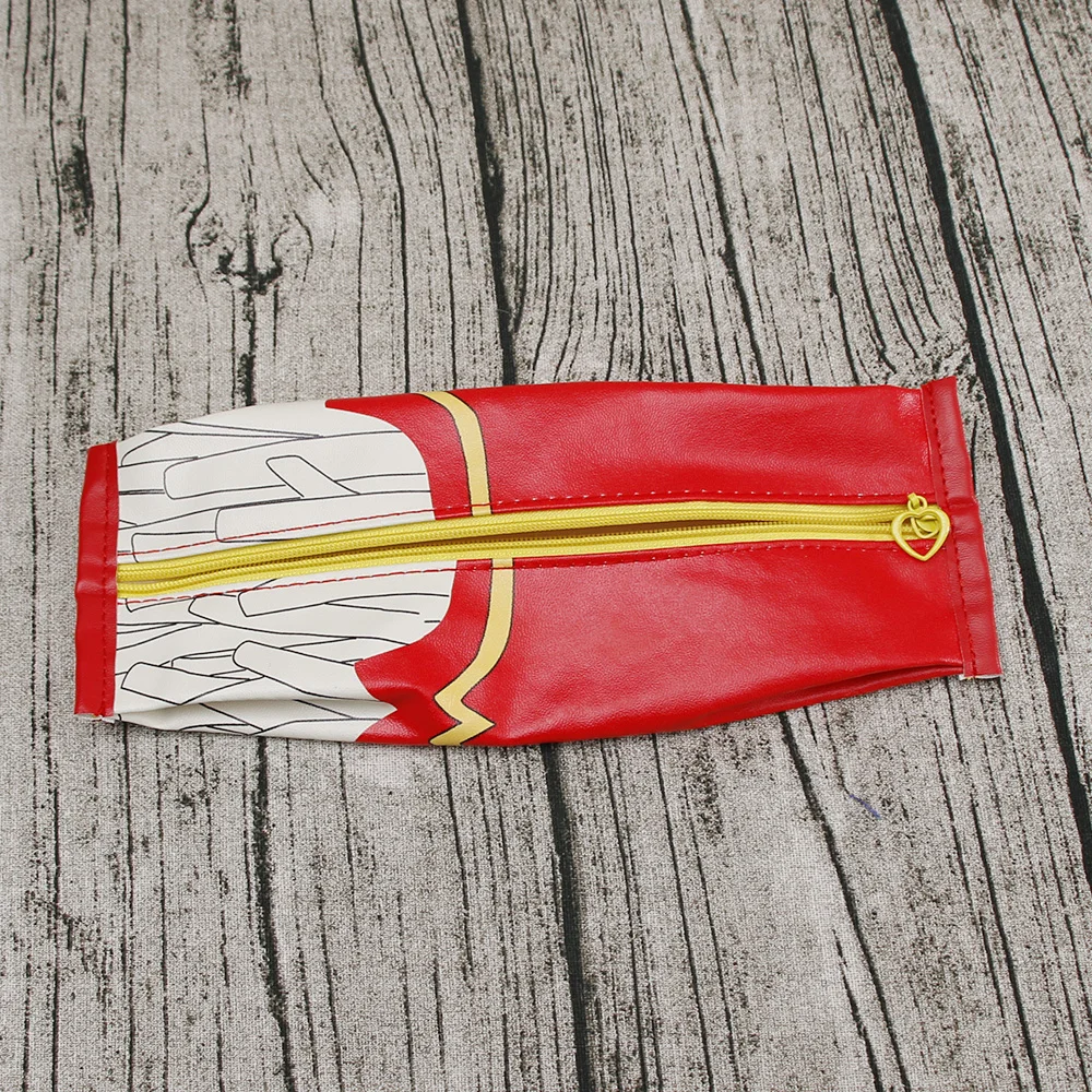 1 шт. пеналы для карандашей из ПУ кожи с изображением закуски|pu pencil case|designer casespencil