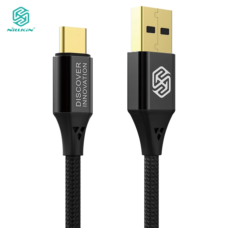 

Nillkin Fast Type-C usb cable 5A 40W 1m Speed USB TO Type C Nylon Cable for Huawei for Xiaomi for OPPO for Samsung S10 Plus S10e