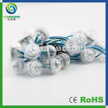 

DC12V 26mm SMD5050 led pixel module 3leds RGB led pixel string light Ip67