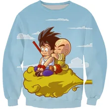 2019 Dragon Ball z Super Goku 3D Printed Hoodies Kids Long Sleeve Casual Hooded baby boy Sweatshirts Popular Streetwear Hoodies