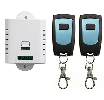 

New AC85V 110V 120V 220V 250V 1CH Remote Control Light Switch Relay Output Radio Receiver Module and 2 *Waterproof Transmitter