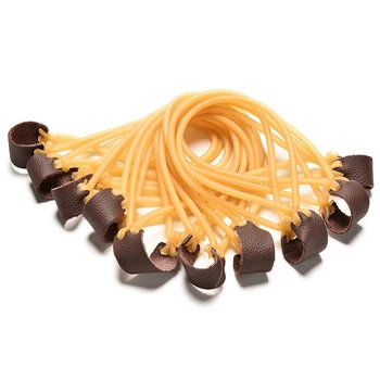 

10Pcs Kids Hunting Catapult Sling shot Outdoor Sports Rubber Band Bungee Funny Tool Toys
