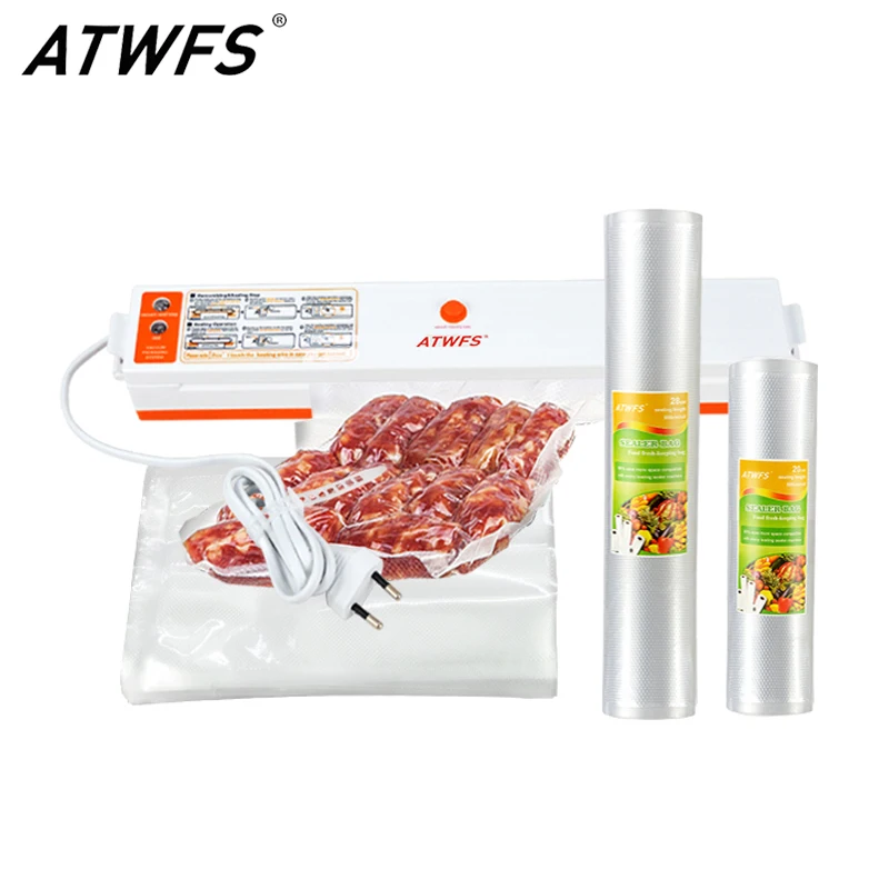 ATWFS вакуумная упаковочная машина вакуумные пакеты рулоны 20 смх500 см + 28