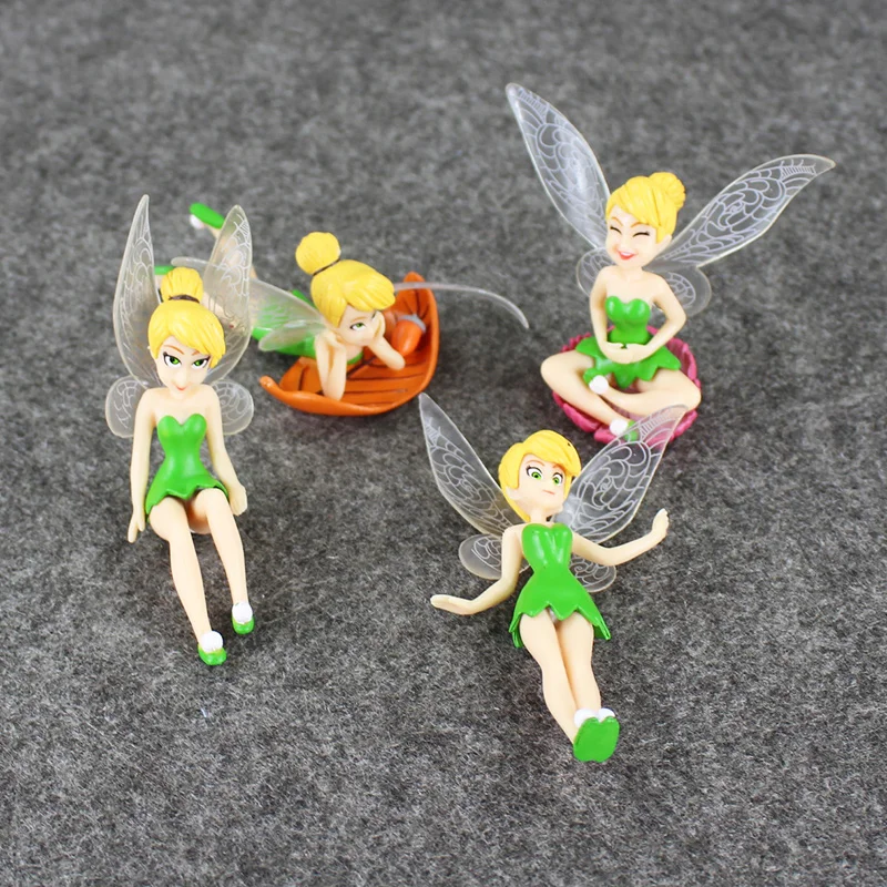 miniature tinkerbell figurines