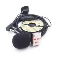 Шлем велосипеда мотоцикла аудио наушники гарнитура с микрофоном для Baofeng UV5R Puxing WOUXUN радио