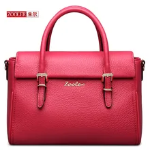 ZOOLER Genuino cuero de la mujer bolsas de alta calidad bolsos de hombro de piel de vaca de las señoras bolsos de marca de moda de lujo