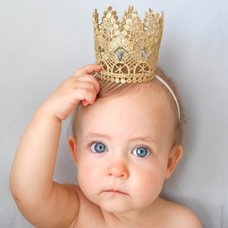 

Baby Crown Headband Tiara Birthday Party Hair Accessories Baby Girls Kids Children Headwear Gifts