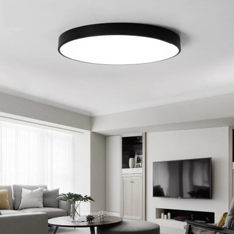 Xsky ультра тонкий 5 см светодиодный потолочный светильник круглый простой LED Luminaria