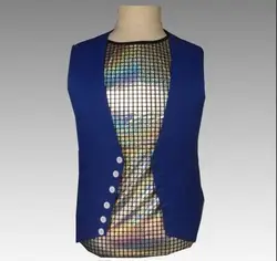 Men's Vest Men Dress Suit Formal Blue Slim Business Jacket Tops V-Neck Spring Dress Men's Vest Men Dress Suit Formal Blue Slim Business Jacket Tops V-Neck Spring Dress