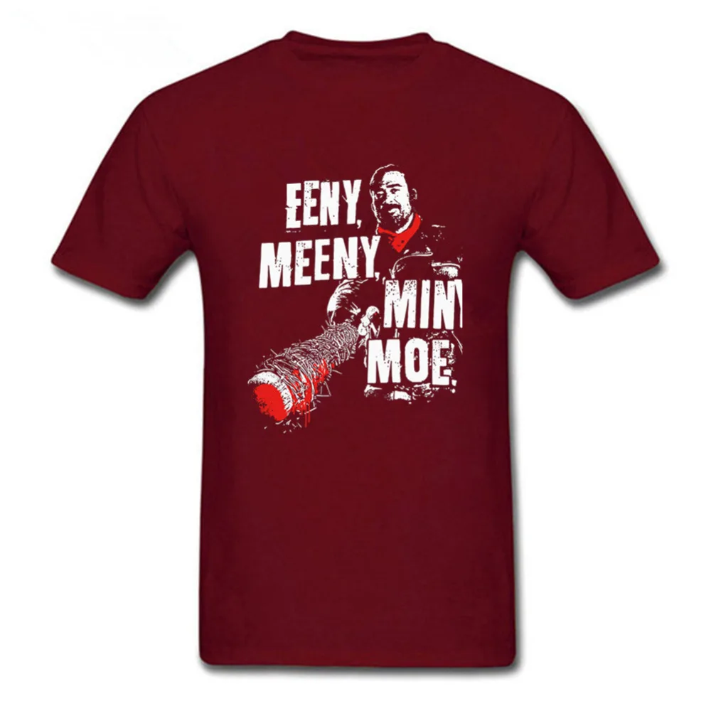 Eeny Meeny Miny Moe Negan Lucille бейсбольная бита дизайн хип-хоп Мужская футболка с принтом