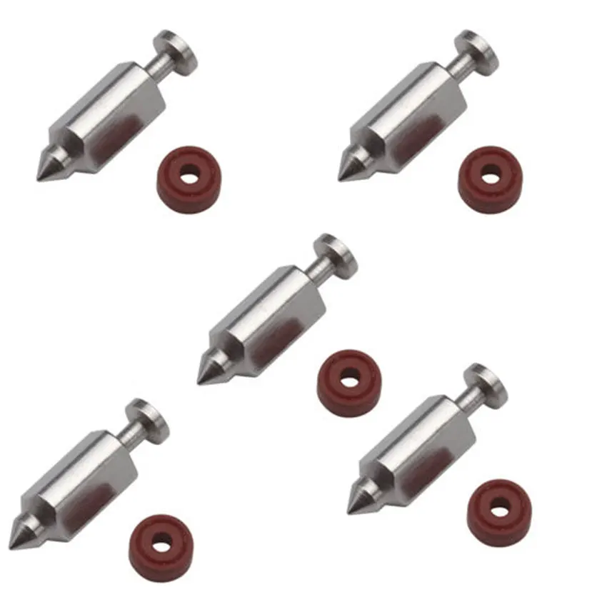 5 X Carburetor Float Valve Needle Seat Kit For Briggs U0026 Stratton 398188 Carb