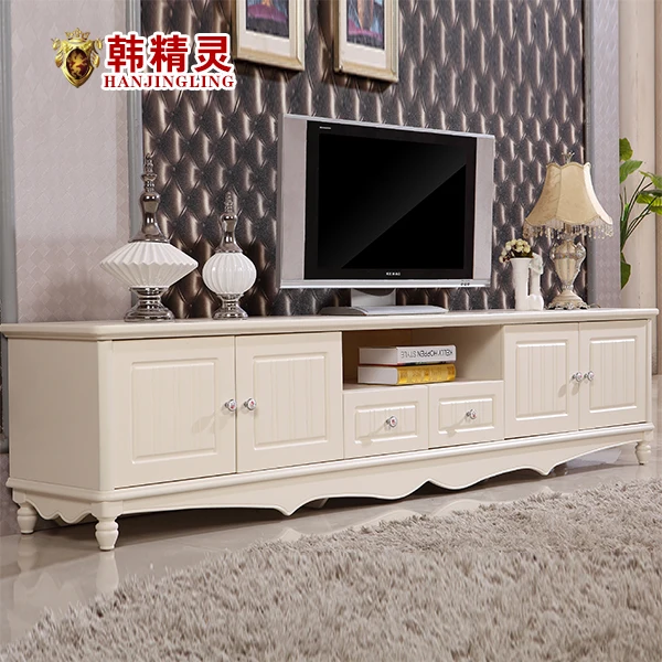 Fairy Rustic Tv Cabinet Fashion Cabinet Ivory White Storage