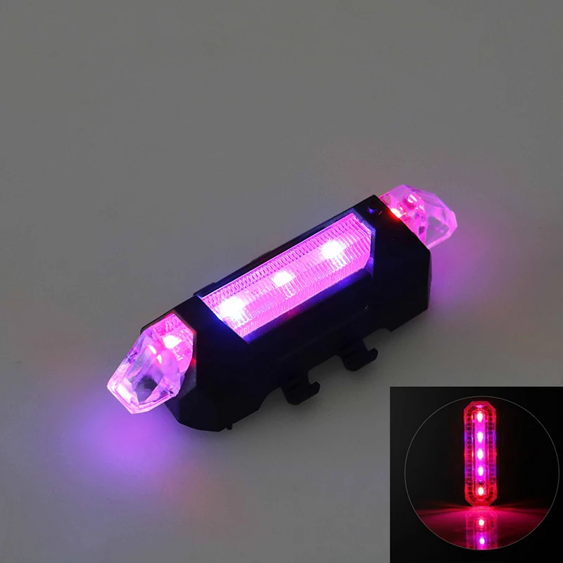Новый портативный светодиодный USB Перезаряжаемый велосипедный светильник для