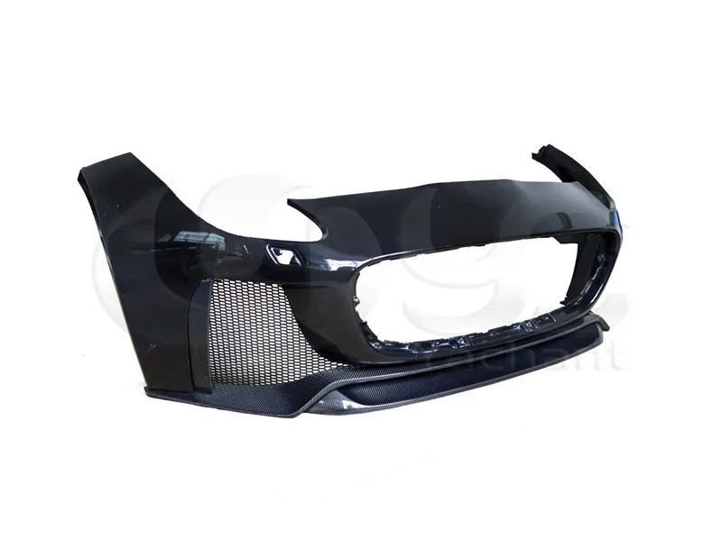 2016 Jaguar F-Type iMP Performance Front Bumper FRP with Middle Lip CF (8)