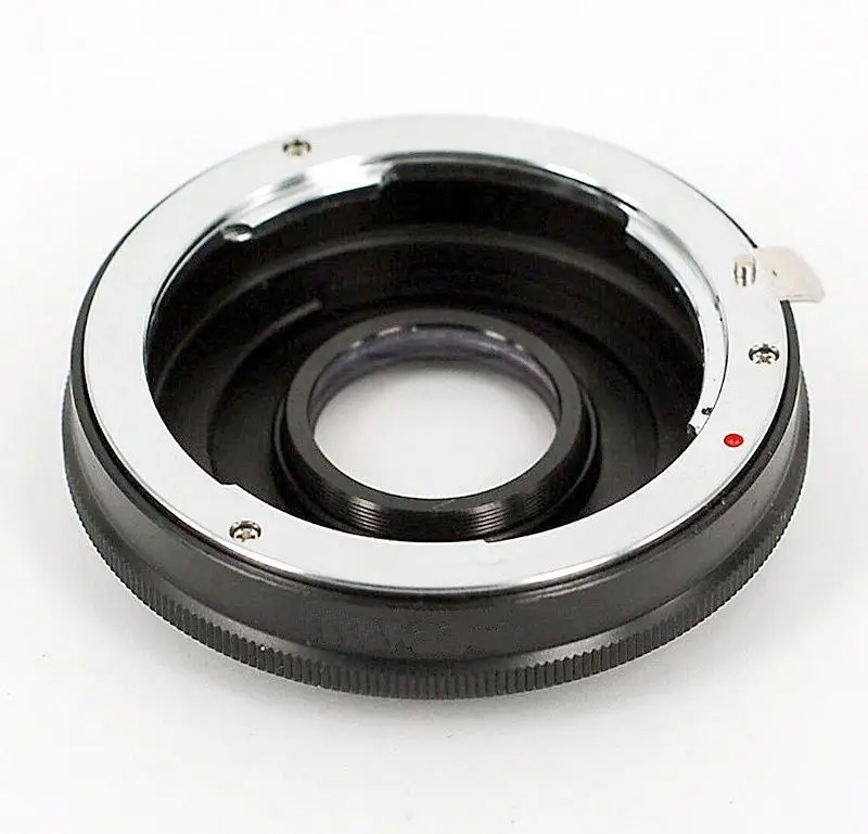 Camera Lens Mount Adapter with Optical Glass for Pentax PK K Lens to
